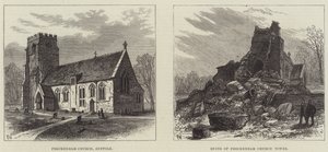 Val van een Kerkentoren in Suffolk door Frank Watkins